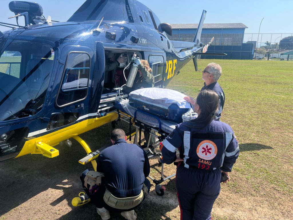 Transferência urgente de recém-nascido mobiliza equipes de emergência no litoral