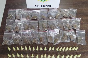 PM prende suspeito de tráfico de drogas em Matinhos após fuga de carro