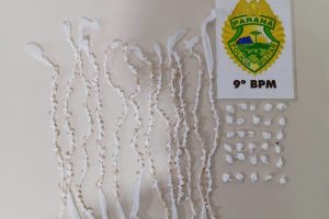 PM apreende 300 pedras de crack em ação no Carvoeiro, em Guaratuba