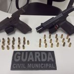 Apreensão de pistolas em Paranaguá