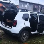 Carro recuperado pela GCM em Pontal do Paraná