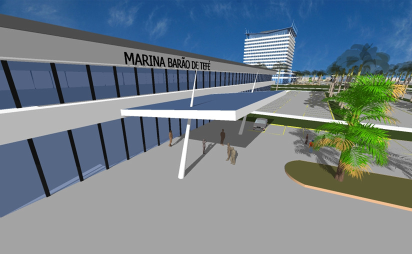 Complexo Turístico – Marina de Antonina foi divulgado há dois anos como um projeto capaz de gerar empregos e movimentar a economia de Antonina. Foto: Divulgação