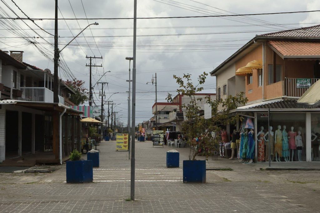 Obras serão realizadas na Avenida São Luiz (calçadão) e seu entorno. Foto: Prefeitura de Pontal do Paraná/ Clovis Santos
