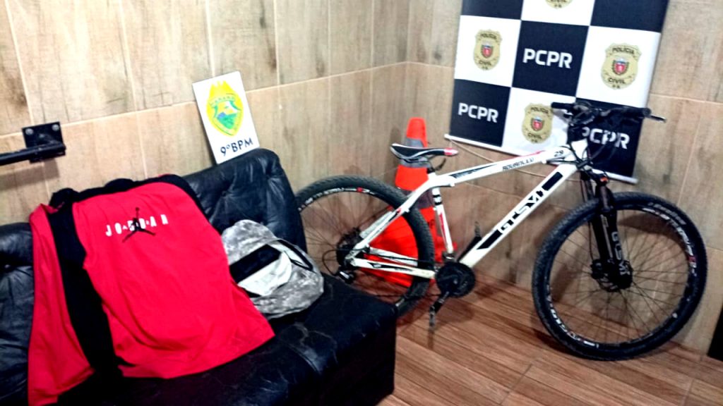 Furto de bicicleta e apreensão de drogas em Pontal do Paraná 2