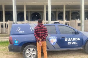 Mandado de prisão preso pela GCM em Paranaguá