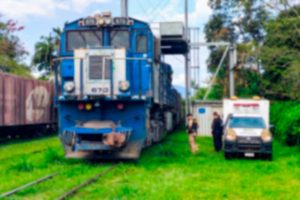 Mulher atropelada por trem em Morretes