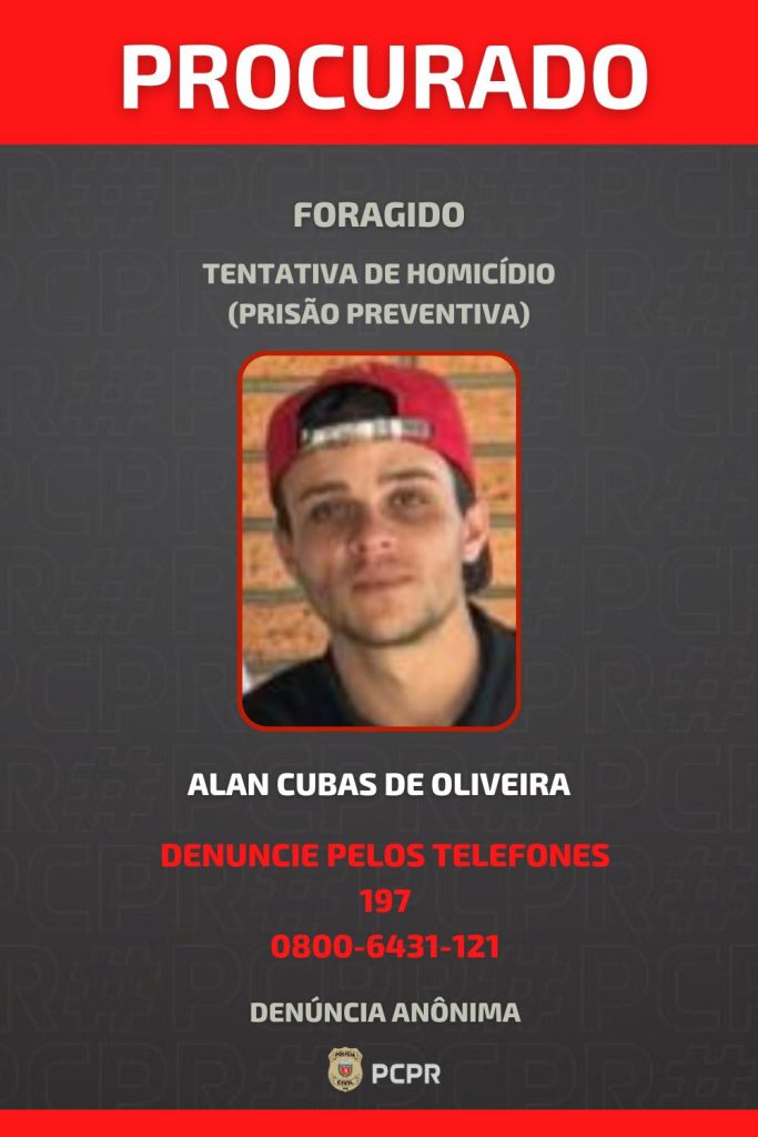Suspeito de tentativa de homicídio contra motorista de aplicativo em Curitiba