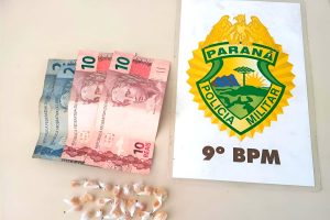 PM flagra homem vendendo drogas em Guaratuba