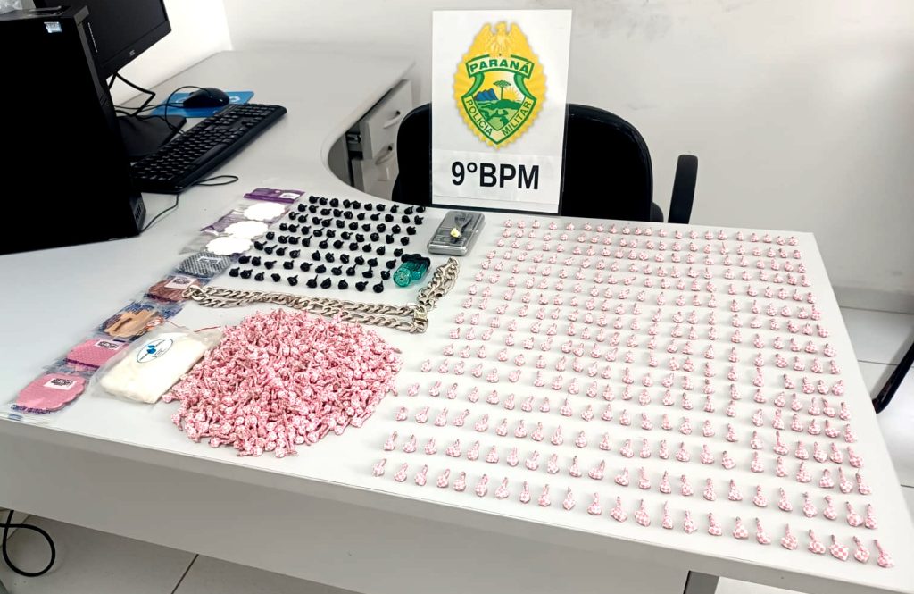 Drogas apreenddas pela Rotam em Paranaguá