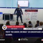 Departamento Antidrogas realiza palestra para alunos de escolas em Alexandra