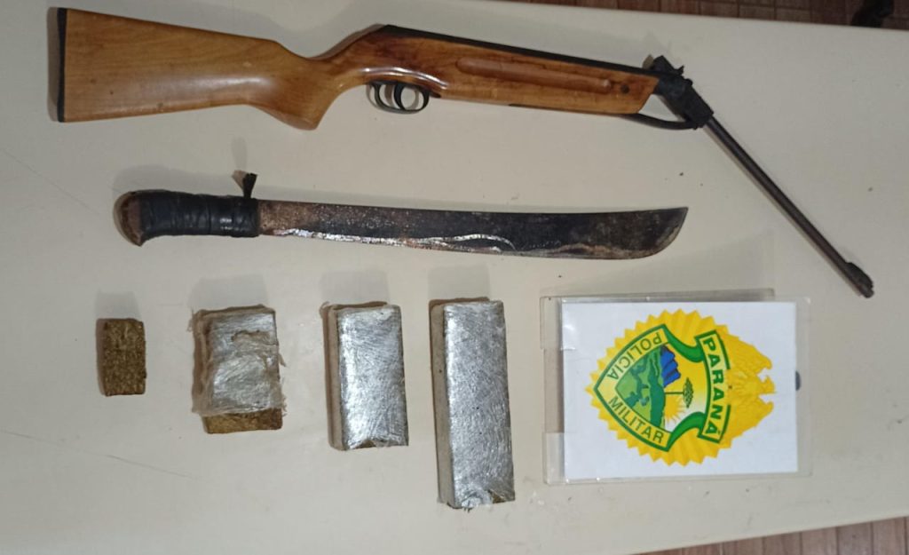 Homem preso por tráfico de drogas