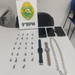 PM prende suspeito de tráfico de drogas na Serraria do Rocha