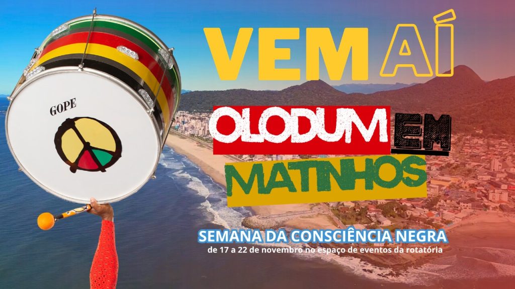 Evento celebra cultura caiçara e negra, com show do Olodum, referência mundial da música e na luta pela igualdade