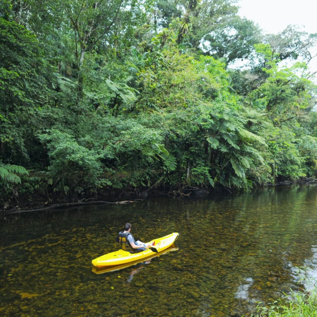 No Vale do Gigante, turistas podem praticar atividades em meio à natureza. Foto: Vale do Gigante PR