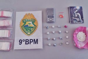 Denúncia leva PM a prender suspeito de tráfico de drogas em Paranaguá