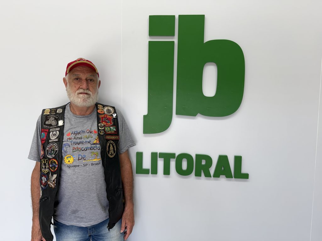 AÇÃO MOTO CLUBE NATAL SOLIDÁRIO – VALENTINO BUENO PRESIDENTE DO MOTOCLUBE GAMBÁS DO ASFALTO 21.11.25 – Foto Maria Heiffer JB Litoral