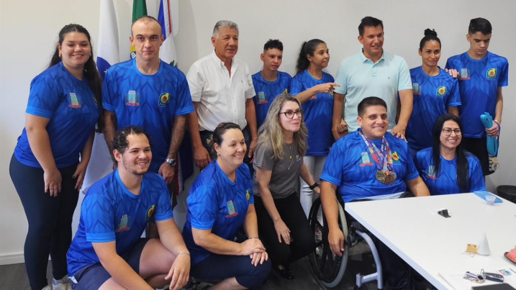 Equipe de paratletismo de matinhos