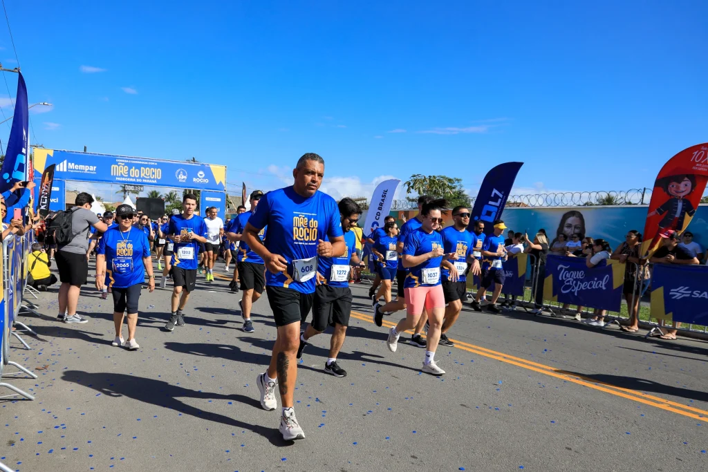 Festa Estadual de Nossa Senhora do Rocio teve a 1ª Corrida e Caminhada com a Mãe do Rocio, com 1.648 participantes. Foto: Santuário Estadual Nossa Senhora do Rocio