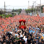 Procissão Solene de Nossa Senhora do Rocio lotou ruas de Paranaguá em manifestação de fé à Padroeira do Paraná. Foto: Santuário Estadual Nossa Senhora do Rocio