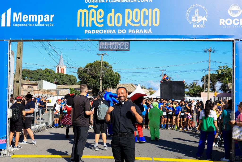 Festa Estadual de Nossa Senhora do Rocio teve a 1ª Corrida e Caminhada com a Mãe do Rocio, com 1.648 participantes. Foto: Santuário Estadual Nossa Senhora do Rocio