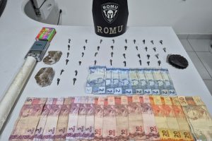 Suspeito de tráfico de drogas é preso em ação da Romu