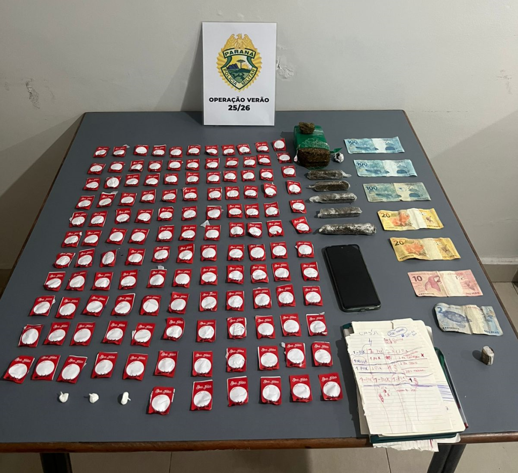 Ação Inegrada da PM Ponto de Tráfico em Guaratuba