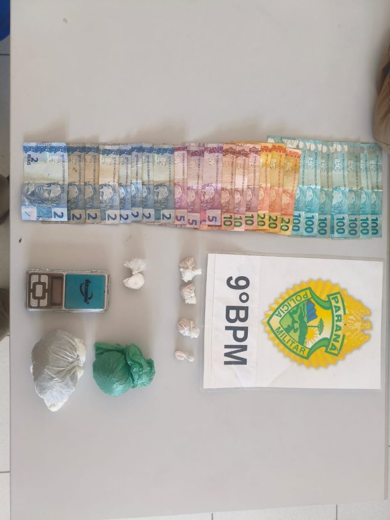 Ação conjunta prende homem em flagrante por tráfico de drogas em Paranaguá