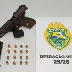 Apreensão de Pistola em Paranaguá