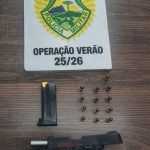 Apreensão de arma de fogo Matinhos