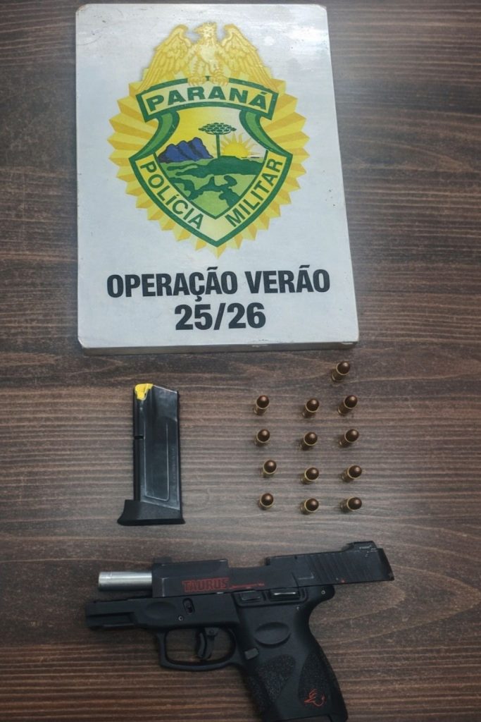 Apreensão de arma de fogo Matinhos
