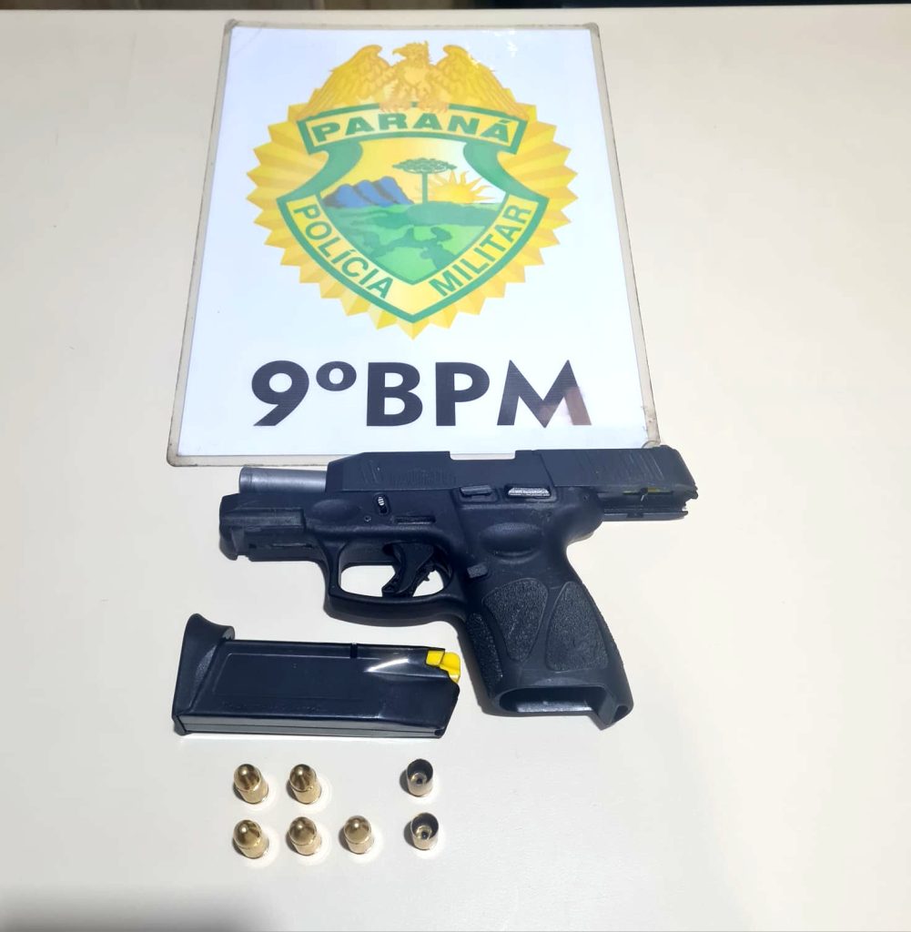 Apreensão de pistola PM