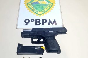Apreensão de pistola PM