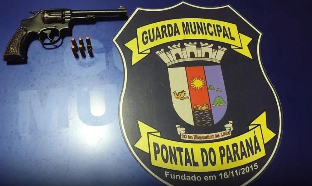 GCM Pontal do Paraná Apreensão de Arma de Fogo