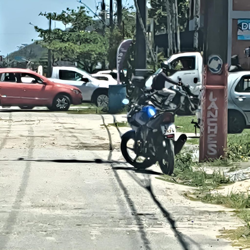 Moto recuperada pela PM 01