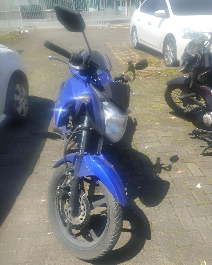 Moto recuperada pela PM 03