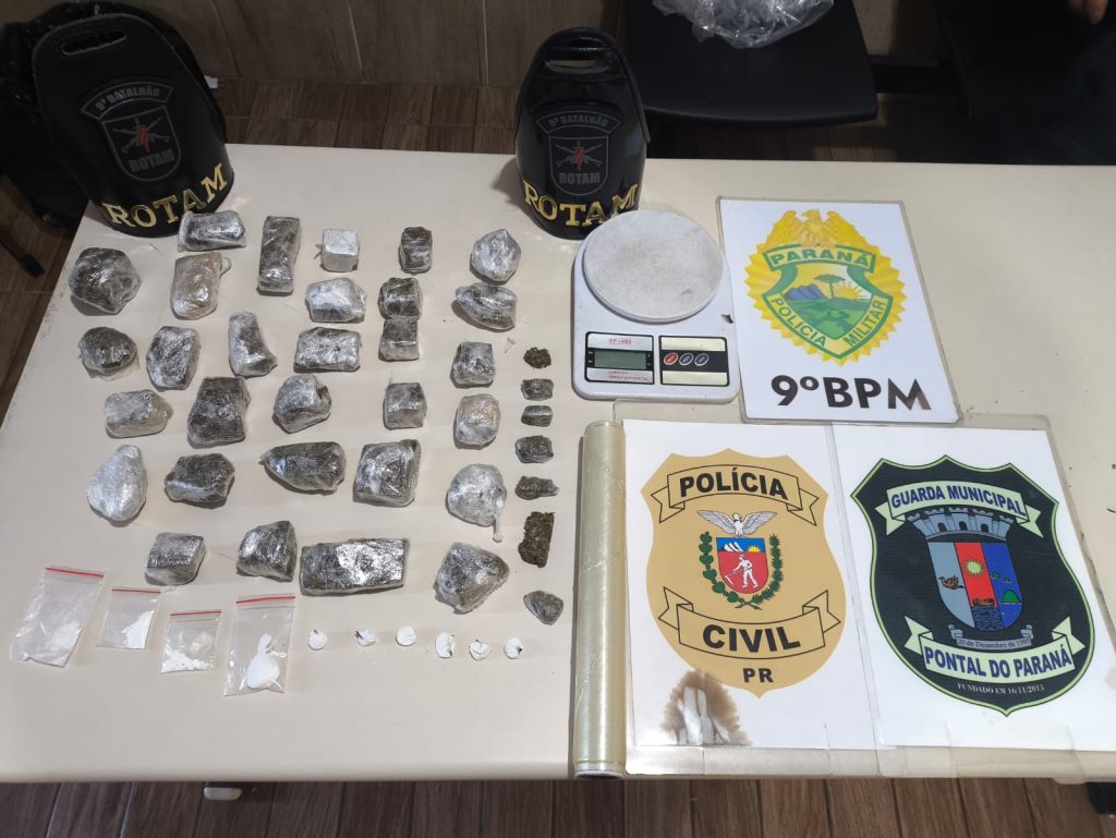 Ação conjunta combate tráfico de drogas em Pontal do Paraná