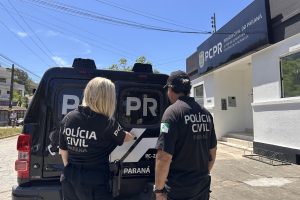 PCPR prende casal em flagrante por furto e restitui celular à vítima em Guaratuba