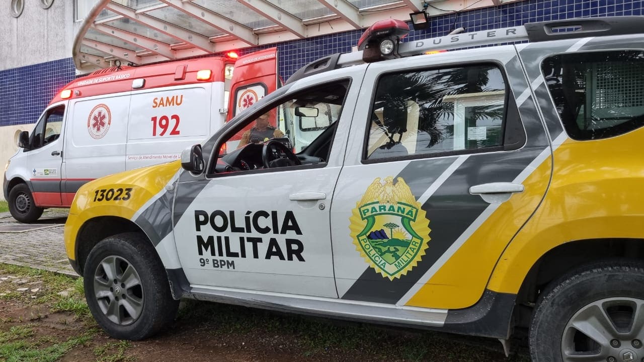 Homem é preso pela PM em Guarqueçaba após agredir vítima com facão