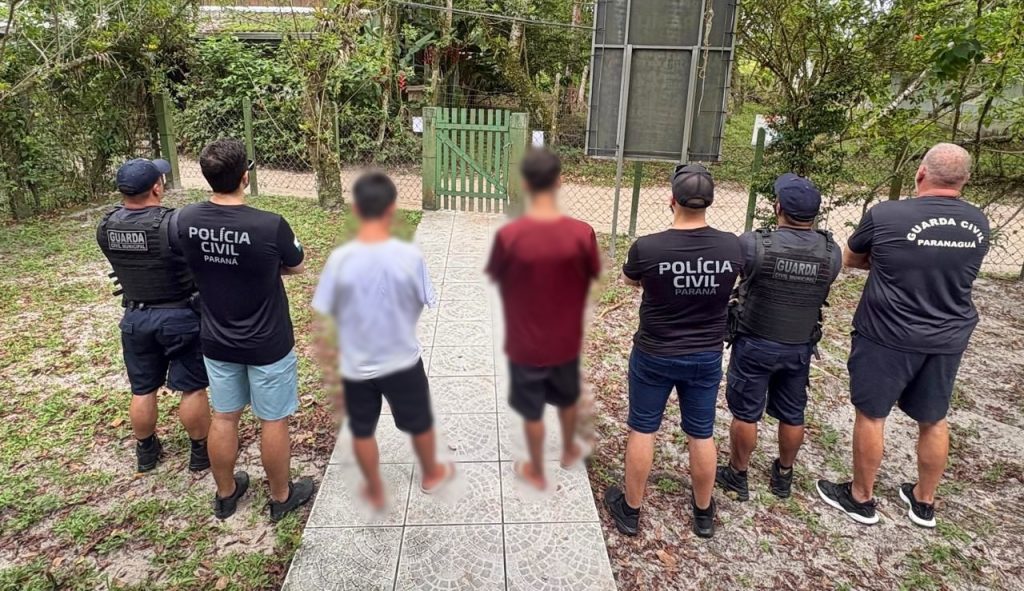 Adolescentes suspeitos de envolvimento em homicídio são apreendidos na Ilha do Mel