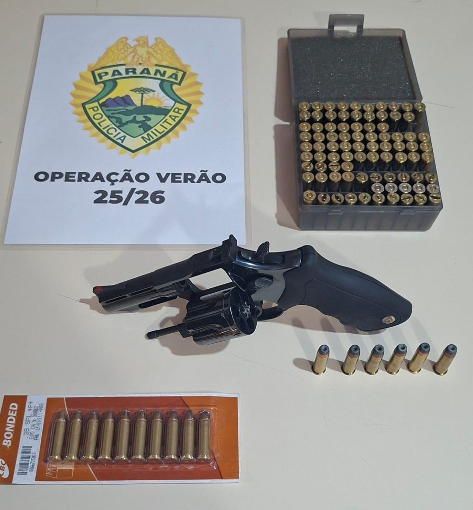 Homem é preso em Pontal do Paraná por ameaçar familiares com arma de fogo