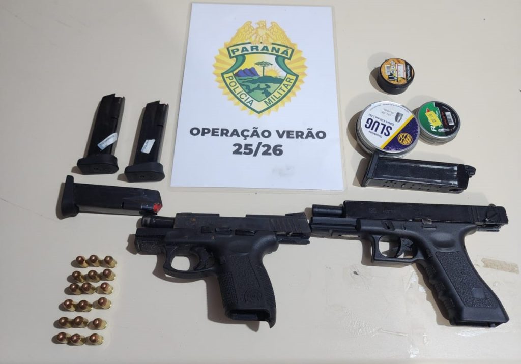Apreensão de arma de fogo em Pontal do Paraná