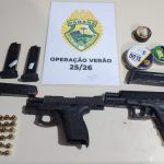 Apreensão de arma de fogo em Pontal do Paraná