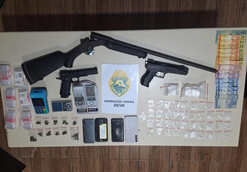 Apreensão de arma em Pontal do Paraná 2