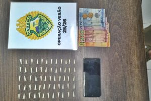 Apreensão de pinos de cocaína em Matinhos