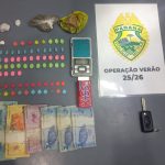 Dupla é presa com comprimidos de ecstasy no centro de Guaratuba