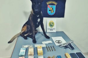 Operação da PM captura foragido com pistola e R$ 34 mil em Guaratuba