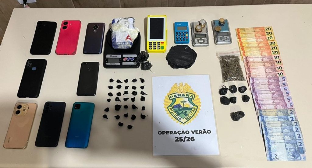 Tráfico de drogas – Prisão feita pela PM