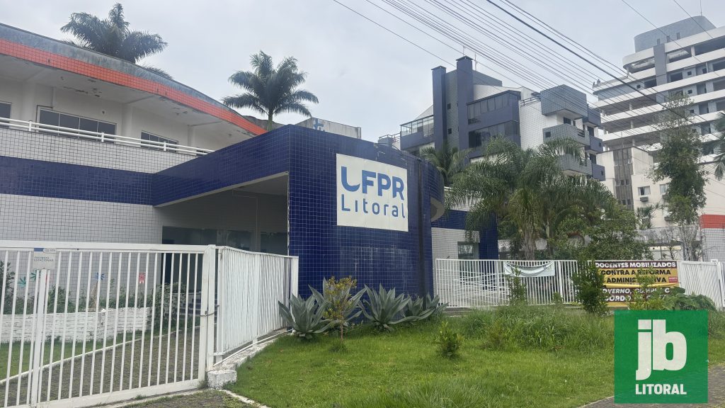 UFPR LITORAL – FOTO MAISY PIRES JB LITORAL – LOGO JB
