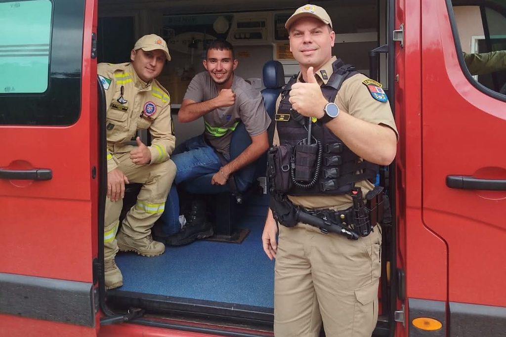 jovem desaparecido – Foto CBM-PR