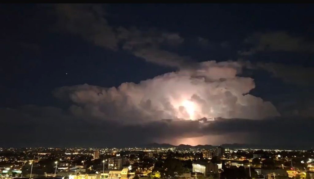 temporal litoral – foto reprodução simepar